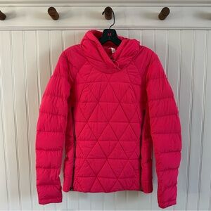lululemon athletica Hot Pink Quilted Down Puffer Jacket